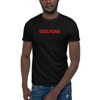 Red Guilford Rövid Ujjú Pamut Póló Az Undefined Gifts-Től