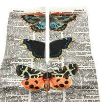 Art N Wordz Ruházat Halmozott Pillangók Szótár Pop Art Unise Zokni