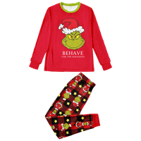 Párok karácsonyi pizsama szett klasszikus családi hálóruha otthoni karácsonyi pizsama alvás beállítása akár 8XL
