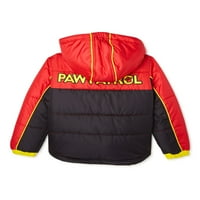 Paw Patrol Boys kapucnis puffer téli kabát, 4-8.