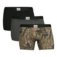 Realtree felnőtt férfi pamut nyújtó boxer rövidnadrág, S-XL méretek