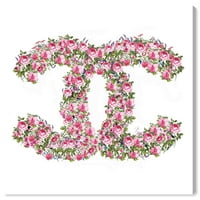 A Wynwood Studio divat és a Glam Wall Art vászon nyomtatványok „Babak emlékei - Floral Wonder 'Lifestyle - rózsaszín,