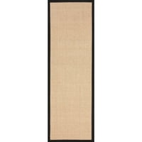 Nuloom Orsay gép szövött sziszi futó szőnyeg, 2 '6 18', fekete