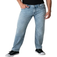 Silver Jeans Co. férfi Kenaston vékony fitnesz karmás farmer, derékméret 28-40
